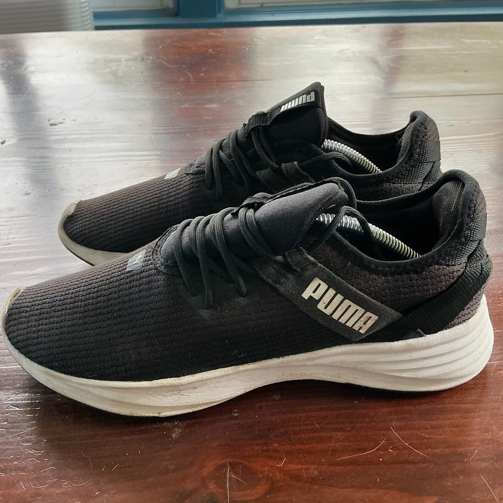 Puma Radiate XT Training Shoes Women's 7 Black Athletic‎ Elastic Laces 192237-01